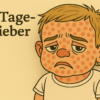 3 Tage Fieber mit Ausschlag im Gesicht und hinter den Ohren wie lange