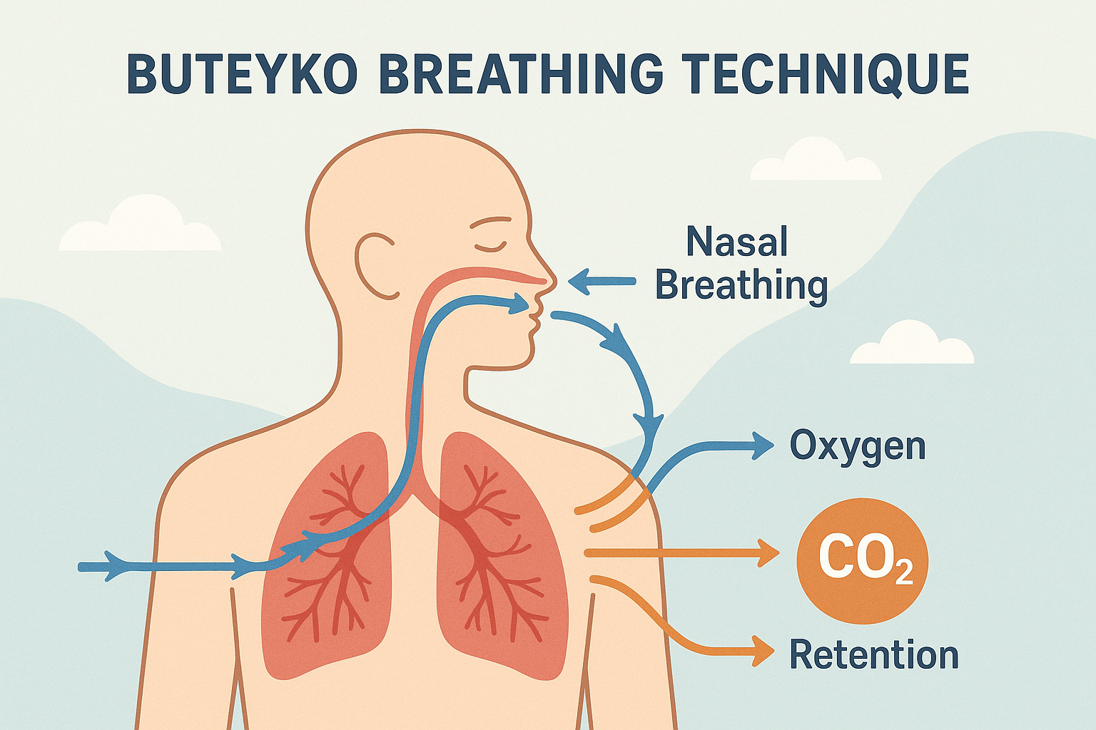 Buteyko Atemtechnik Anleitung Übungen