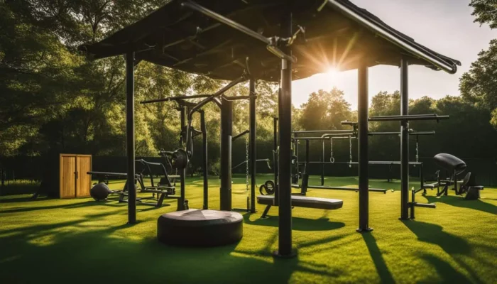 Calisthenics Park für Workpout im Freien