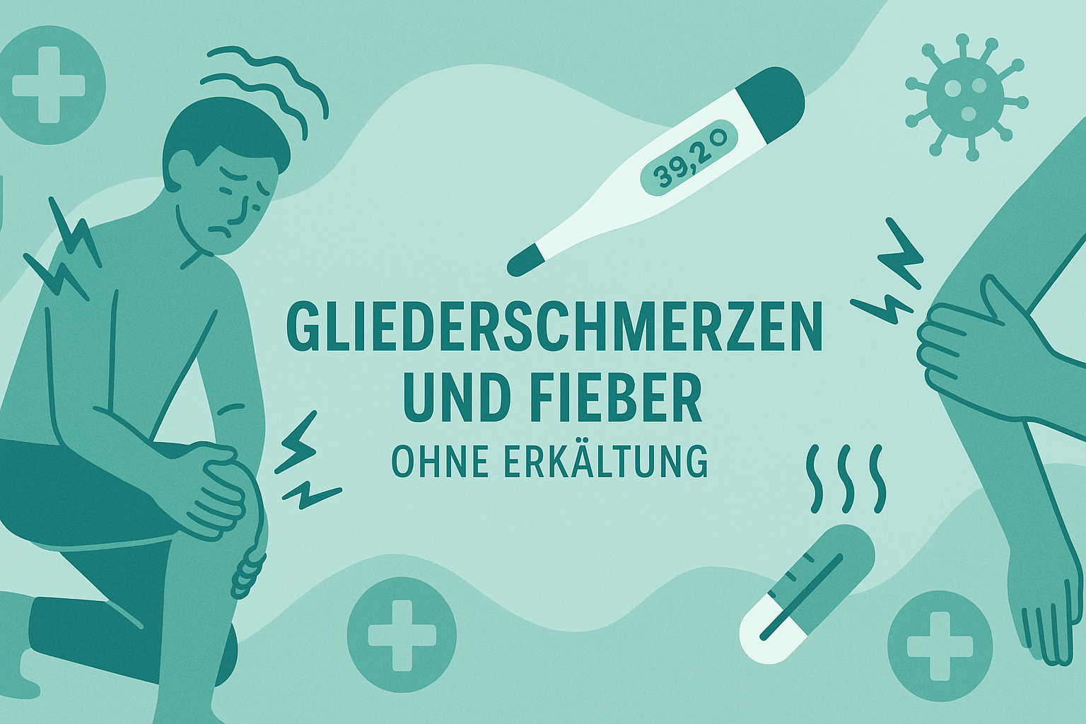 Ursachen für Gliederschmerzen und Fieber ohne Erkältung - Behandlung und Hausmittel Gliederschmerzen und Fieber ohne Erkältung was tun
