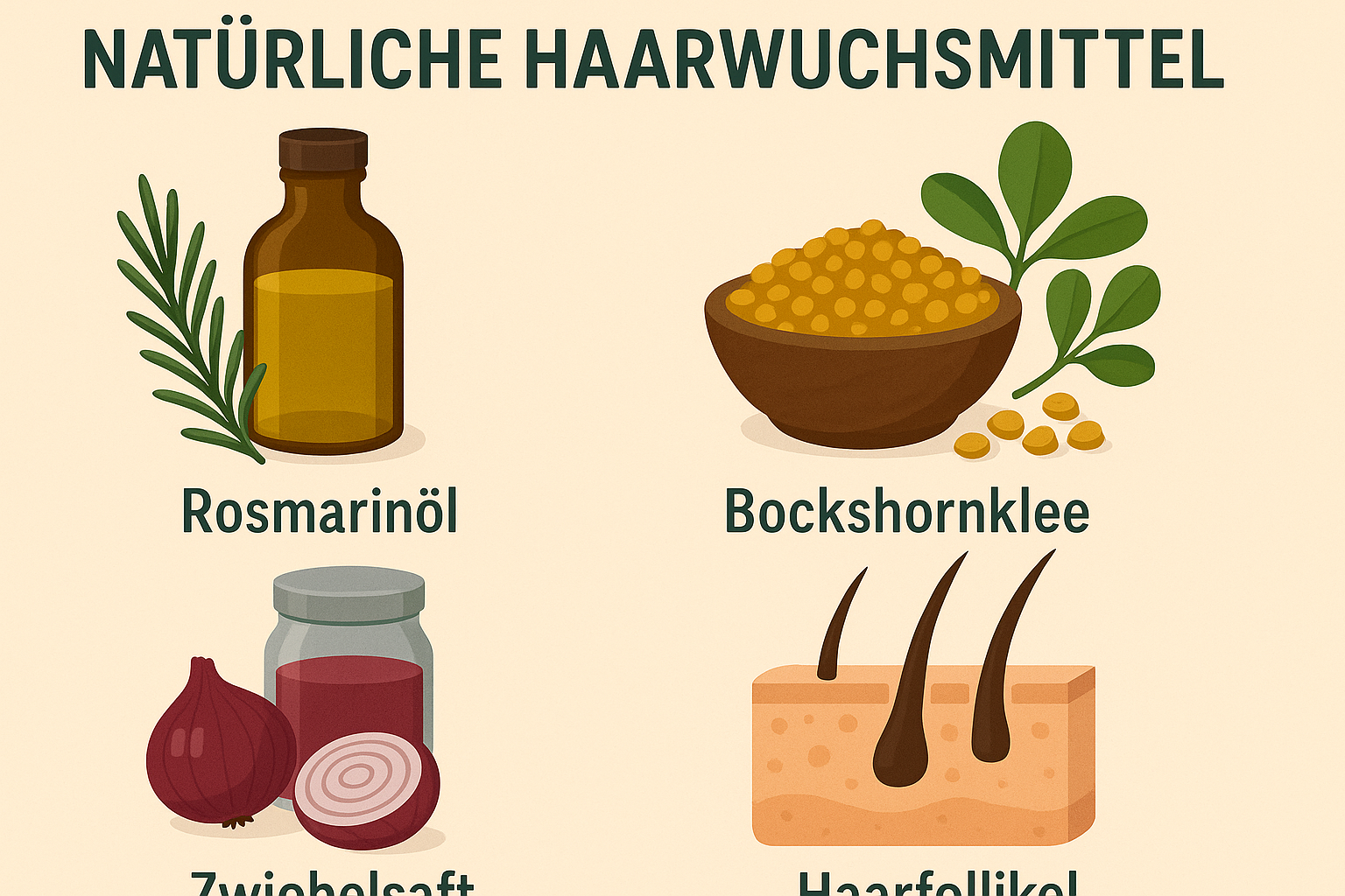 Mit natürlichen Hausmittel Haarwachstum anregen bei Frauen und Männern Mit Hausmittel Haarwachstum anregen