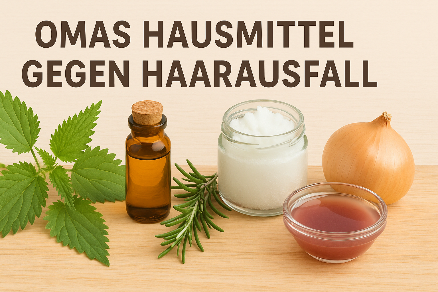 Omas Hausmittel gegen Haarausfall - natürliche Mittel bei Alopezie Liste Omas Hausmittel gegen Haarausfall