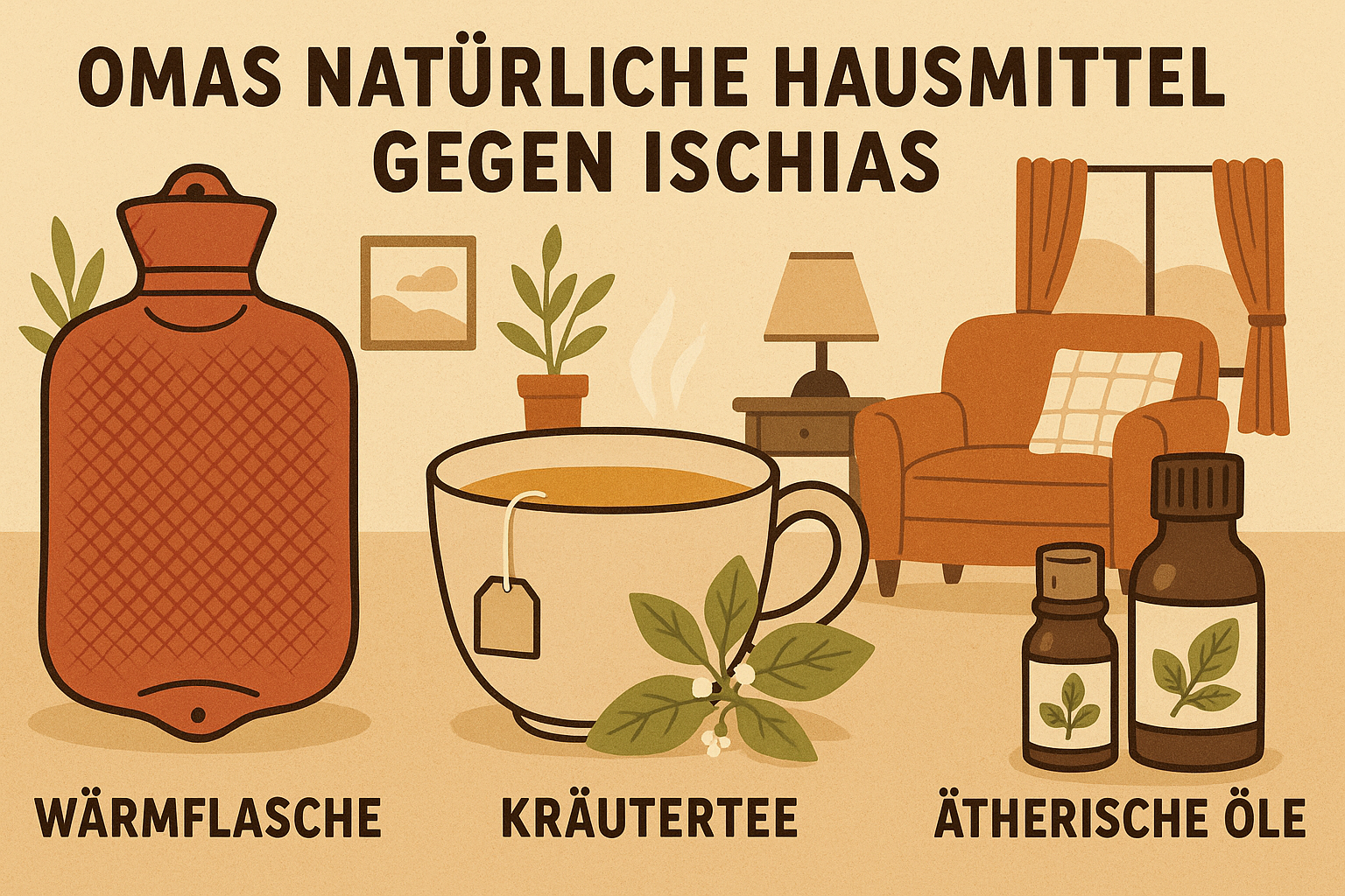 Omas Hausmittel gegen Ischias aus der Hausapotheke Omas Hausmittel gegen Ischias Hausapotheke
