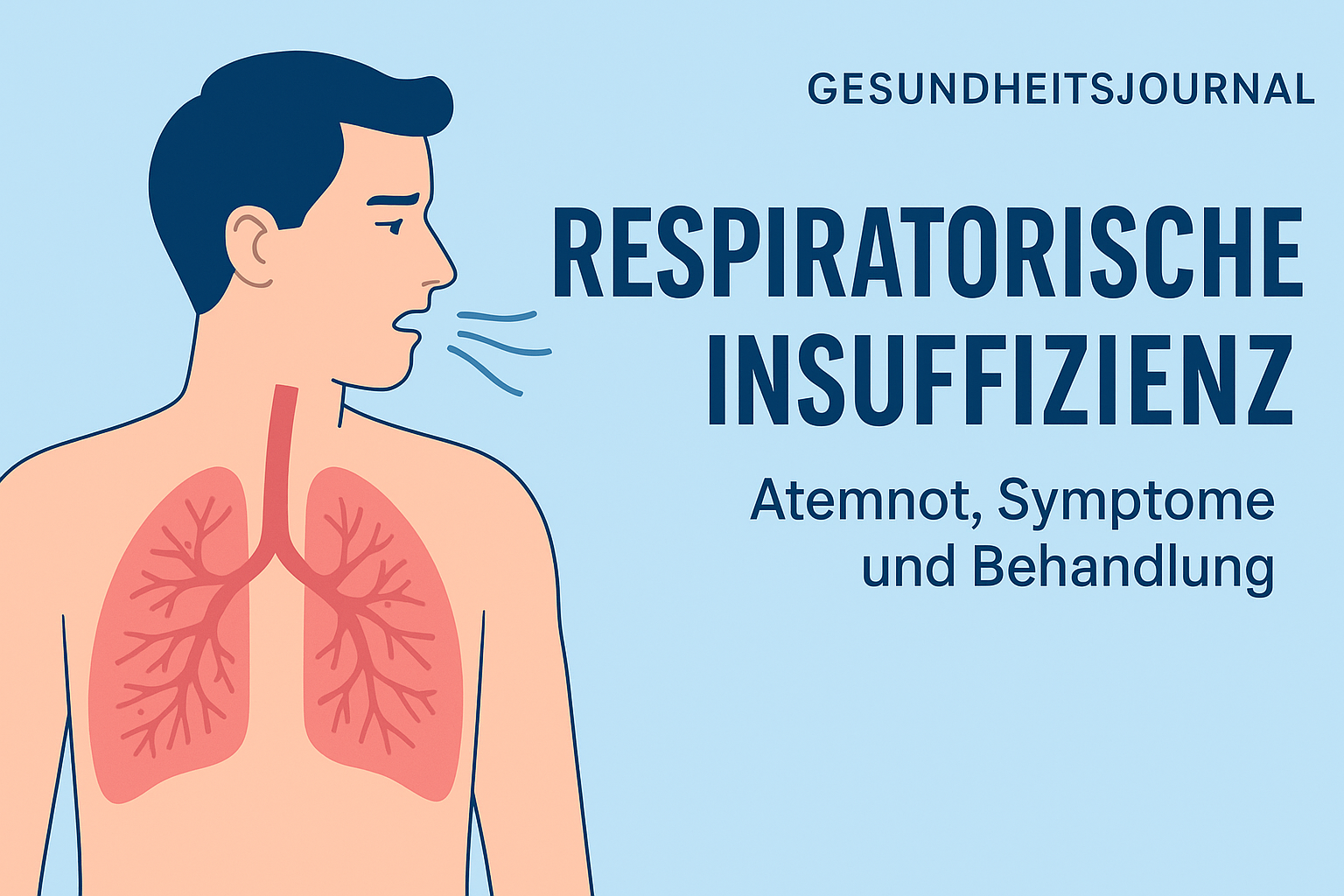 Symptome und Ursachen für Respiratorische Insuffizienz und ihre Behandlung Ursachen Respiratorische Insuffizienz Behandlung