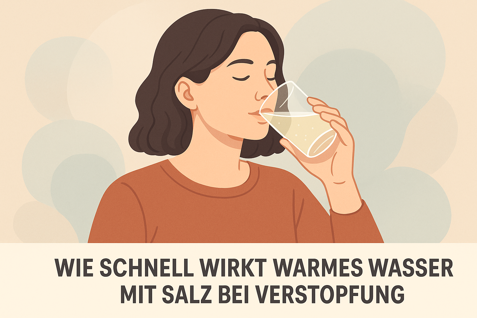 Wie schnell wirkt warmes Wasser mit Salz bei Verstopfung - natürliches Abführmittel ohne Nebenwirkungen
Salzwasser zum abführen Dauer