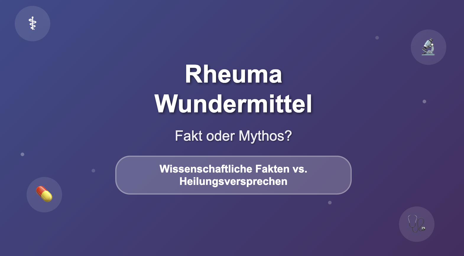 Neues Mittel gegen Rheuma wirkt über Nacht